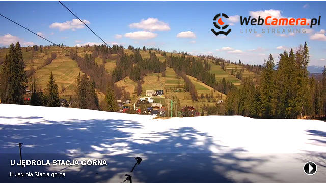 Wyciąg narciarski stacja górna Suche SKI koło Zakopanego